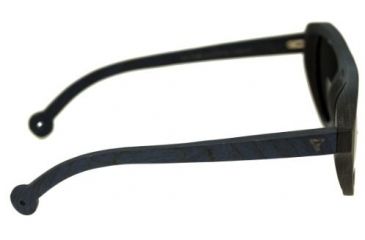 Image of Spectrum Machado Wood Sunglasses, Blue Frame, Black Lens, Blue/Black, One Size, SSGS113BK