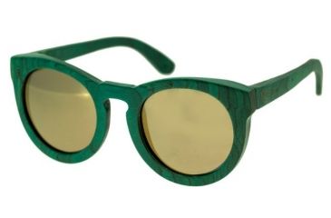 Image of Spectrum Sunglasses Malloy S122gd Sunglasses, Teal Frame, Gold Lens SSGS122GD