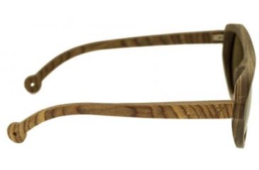 Image of Spectrum Marzo Wood Sunglasses, Brown Frame, Brown Lens, Brown/Brown, One Size, SSGS109BN