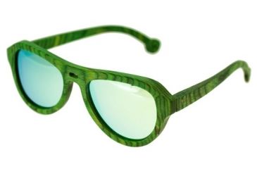 Image of Spectrum Sunglasses Morrison S108gy Sunglasses, Green Frame, Green Lens SSGS108GY