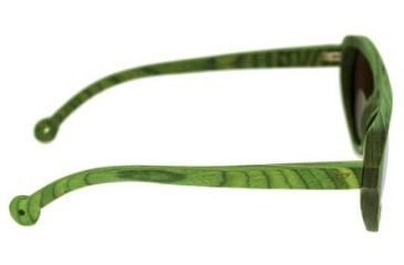 Image of Spectrum Morrison Wood Sunglasses, Green Frame, Green Lens, Green/Green, One Size, SSGS108GY