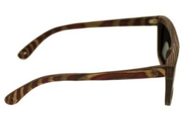 Image of Spectrum Sunglasses Parkinson S121bk Sunglasses, Cherry Zebra Frame, Black Lens SSGS121BK