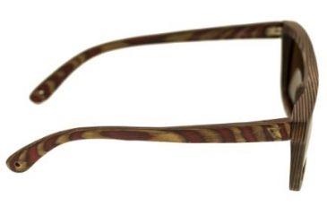 Image of Spectrum Sunglasses Parkinson S121bn Sunglasses, Cherry Zebra Frame, Brown Lens SSGS121BN