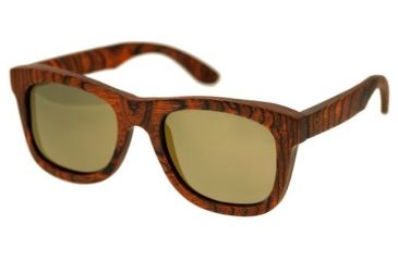 Image of Spectrum Sunglasses Peralta S103gd Sunglasses, Orange Frame, Gold Lens SSGS103GD