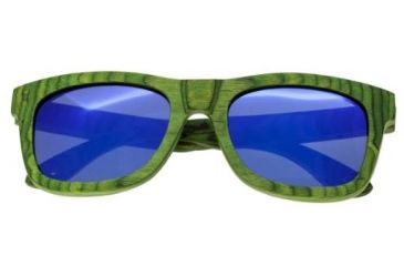 Image of Spectrum Sunglasses Slater S101bl Sunglasses, Green Frame, Blue Lens SSGS101BL