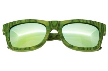 Image of Spectrum Slater Wood Sunglasses, Green Frame, Green Lens, Green/Green, One Size, SSGS101GY