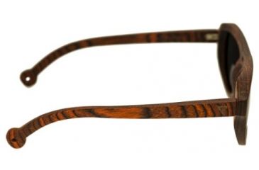 Image of Spectrum Stroud Wood Sunglasses, Orange Frame, Black Lens, Orange/Black, One Size, SSGS110BK