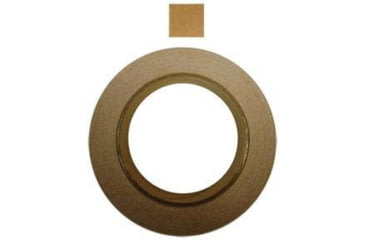 Image of Speedwell Targets 1in Square Paster Pressure Sensitive Black 1000/Roll, PAS BR S