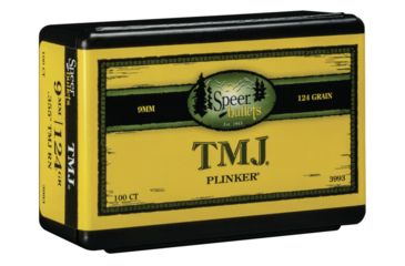Image of Speer Bullets 3993 TMJ 9 mm .355 124 GR Total Metal Jacket TMJ 100 Box
