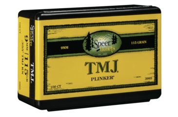 Image of Speer .355 Pistol Bullets, 115 Grain, Total Metal Jacket, 100 Bullets, 3995