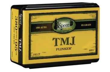 Image of Speer Bullets 4001 TMJ 9 mm .355 95 GR Total Metal Jacket TMJ 100 Box