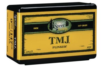 Image of Speer .355 Pistol Bullets, 147 Grain, Total Metal Jacket, 100 Bullets, 4006