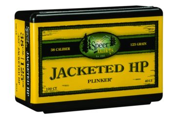 Image of Speer Jacketed Handgun Bullet .357 125 Grain Jacketed Hollow Point Pistol Bullet, 100 Bullets, 4013