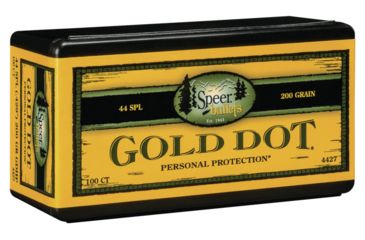 Image of Speer Gold Dot Handgun Component Bullet .429 200 Grain Hollow Point Pistol Bullet, 100 Bullets, 4427