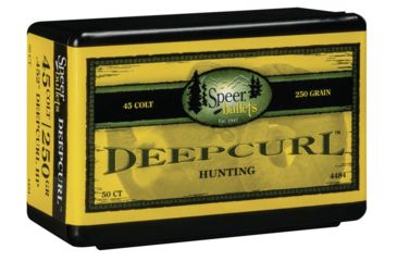 Image of Speer Bullets 4484 DeepCurl 45 Caliber .452 250 GR Hollow Point HP 50 Box