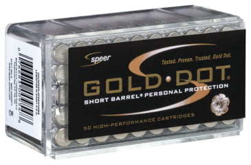 Image of Speer Gold Dot .22 Winchester Magnum Rimfire 40 Grain Gold Dot Hollow Point Short Barrel Rimfire Ammo, 50 Rounds, 954