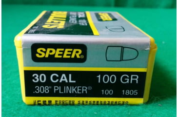 Image of Speer Target .308 Rifle Bullet, 100 Grain, Jacketed Rifle, 100 Bullets, 1805