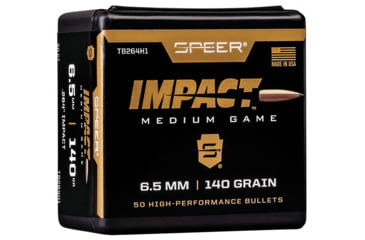 Image of Speer .284 Rifle Bullet, 175 Grain, Impact, 50 Bullets, TB284H1