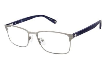 Image of Sperry Top-Sider Bayview Prescription Eyeglasses - Frame MT GUNMTAL/NAVY, Size 54/17mm SPBAYVIEW02