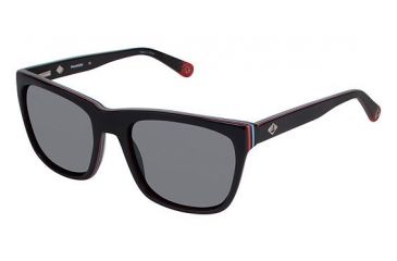 Image of Sperry Top-Sider Fishers Island Progressive Prescription Sunglasses SPFISHERSISLAND01 - Frame Color Black / Red
