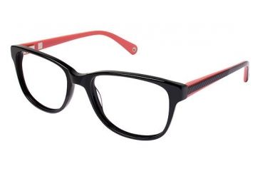 Image of Sperry Top-Sider Makena Single Vision Prescription Eyeglasses - Frame BLACK/PINK, Size 53/17mm SPMAKENA01