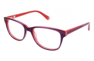 Image of Sperry Top-Sider Makena Single Vision Prescription Eyeglasses - Frame EGGPLANT/PINK, Size 53/17mm SPMAKENA03