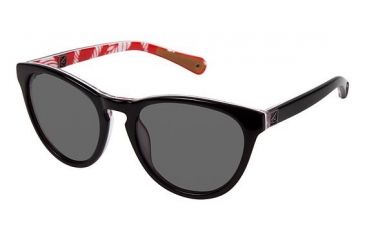 Image of Sperry Top-Sider NANTUCKET Sunglasses - Frame Black / Tango Red Newport Rope SPNANTUCKET01