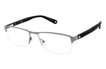 Image of Sperry Top-Sider Peaks Point Progressive Prescription Eyeglasses - Frame MT GUNMETAL/BLK SPPEAKSPOINT02