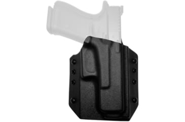 Image of Spetz Gear Kydex OWB Belt Holster, Ruger SR9, Right Hand, Opaque Black, 83012RH
