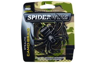Image of Spiderwire Stealth Braided Line 15/4lb/Dia 125yd Filler Spool Camo, SCS15C-125