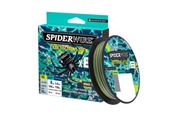 Image of Spiderwire Ultracast Braid, Superline, 20lb test, 2187yd Aqua Camo, Boxed, SUCBK20-AQC