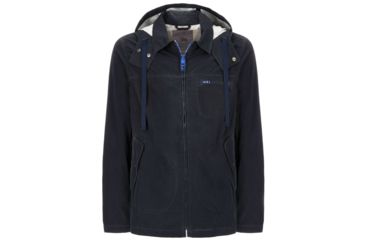 Image of JFK Packable Hooded Overshirt Jacket - Mens -Deep Sea-Large