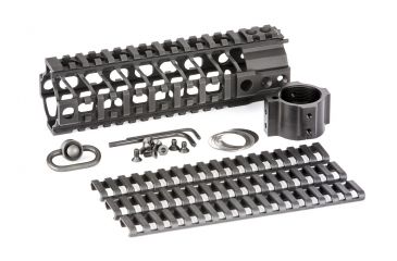 Image of Spikes Tactical LW SAR3 Quad Rail, 7in, Black, SQR2007