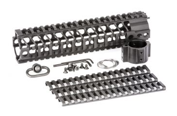 Image of Spikes Tactical LW SAR3 Quad Rail, 9in, Black, SQR2009