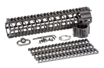 Image of Spikes Tactical LW SAR3 Quad Rail, 10in, Black, SQR2010