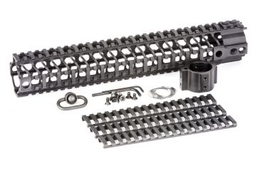 Image of Spikes Tactical LW SAR3 Quad Rail, 12in, Black, SQR2012