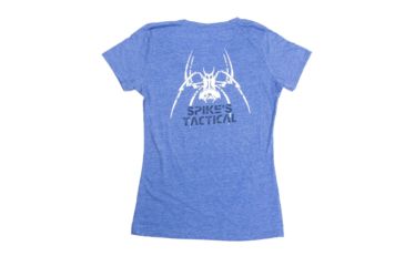 Image of Spikes Tactical Womens - T-Shirt - V-Neck - Tactical Spider, Royal Blue, Medium SGT3017-M