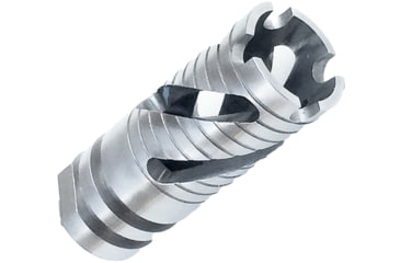 Image of Infinite Product Solutions Gen 1 Spiral Phantom Flash Hider, M15 x 1, Natural Stainless Steel, 15RH-PHNTM-SS-CW