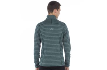 Image of SportHill Echo Zip Top - Men's-Spruce Stripe-Small