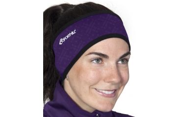 Image of SportHill SwiftPro Headband-Grape Royale Embossed-One Size