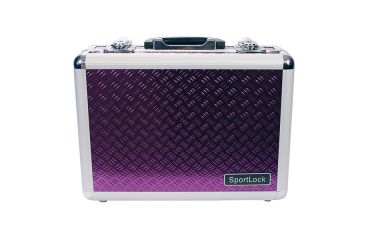 Image of Birchwood Casey Double Pistol Case, Purple, 11.75x8.5x4in 00002PR
