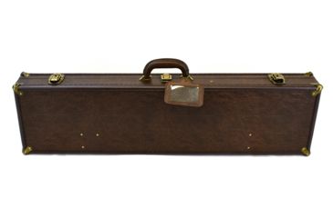 Image of Sportlock LeatherLock Take Down Shotgun Case, Tan w/ Velcro Tie Down &amp; Key Locks 00039