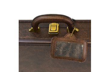 Image of Sportlock LeatherLock Take Down Shotgun Case, Tan w/ Velcro Tie Down &amp; Key Locks 00039