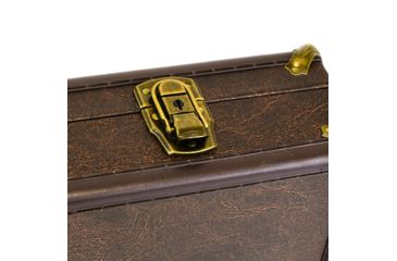 Image of Sportlock LeatherLock Take Down Shotgun Case, Tan w/ Velcro Tie Down &amp; Key Locks 00039