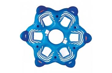 Image of Sportsstuff Pool N Beach 6 Up Linkable Six Person Inflatable Lounge, 54-1985