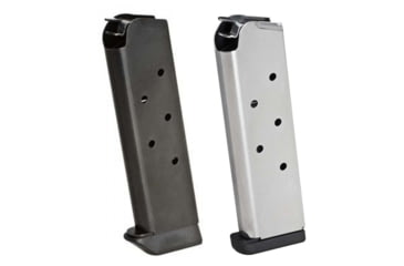 Image of Springfield Armory 1911 .45 ACP 7 Round Magazine w/ Slam Pad, Black, Silver