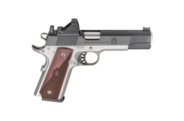 Image of Springfield Armory 1911 Ronin Semi Auto Pistol, 9mm Luger, 5 inch Barrel, Adjustable, Black, Steel, Stainless, 9 Round Capacity, PX9119LAOSPAC