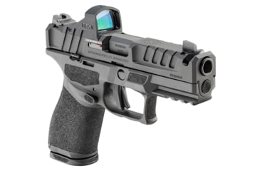 Image of Springfield Armory CA Echelon Semi Auto Pistol, 9mm Luger, 4 inch Barrel, Fixed, Black, Stainless Steel, 10 Round Capacity, EC9409BCACOMPPAC