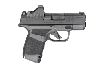 Image of Springfield Armory CA Hellcat OSP 3in Semi Auto Pistol, 9mm Luger, 3 inch Barrel, Fixed, Black, Polymer, 10 Round Capacity, HC9319BOSPCAPAC