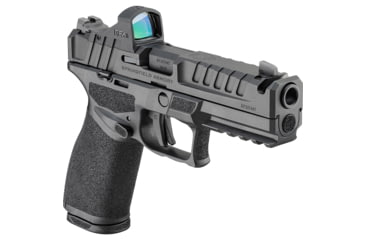 Image of Springfield Armory Echelon Comp Semi Auto Pistol, 9mm Luger, 4.5 inch Barrel, Fixed, Black, Polymer, 10 Round Capacity, EC9459BLCCOMPPAC